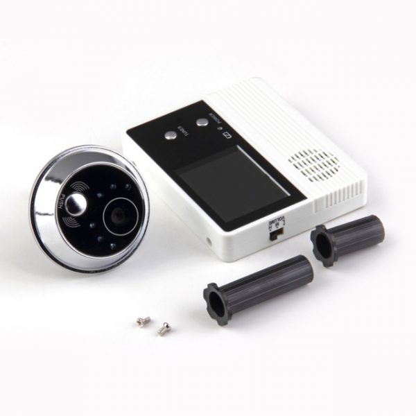 Digital Electric Peephole Video Door Intercom 2.4'' Screen 90 degree Viewing Angle Home Security Video Doorbell 4