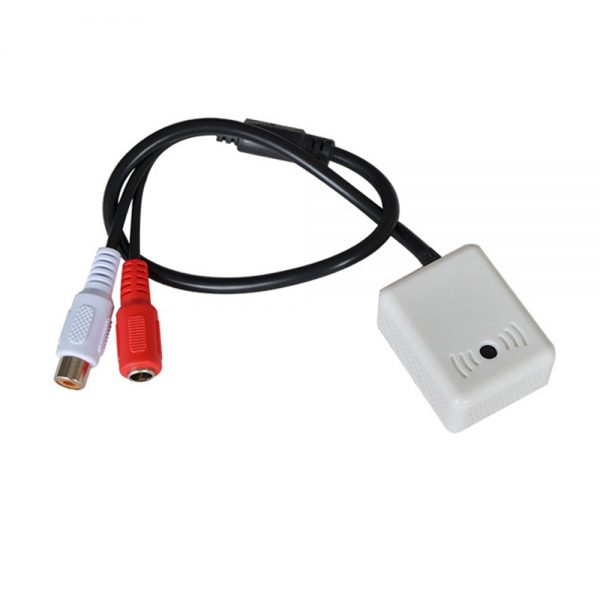 Adjustable Audio Pickup Microphone Sound Monitor Sensitivity Audio Monitoring For Surveillance Kits