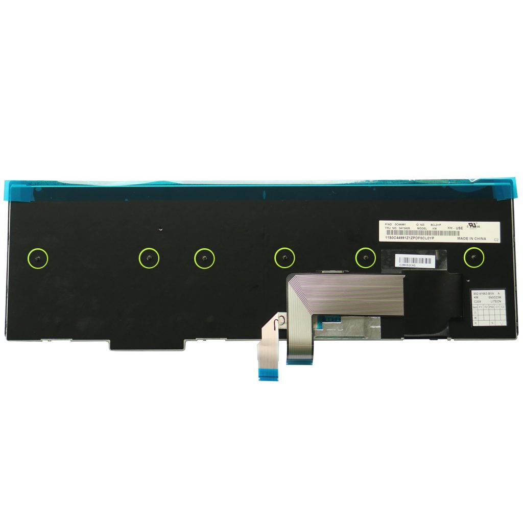 Replacement Keyboard for Lenovo ThinkPad T540 T540p L540 W540 W541 T550 W550 W550s T560 L560 L570 Laptop (6 Fixing Screws) 4