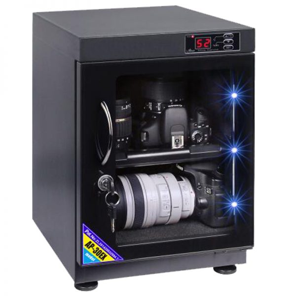 AUTENS 30L Digital Control Dehumidify Dry Cabinet Box DSLR Lens Camera Equipment Storage