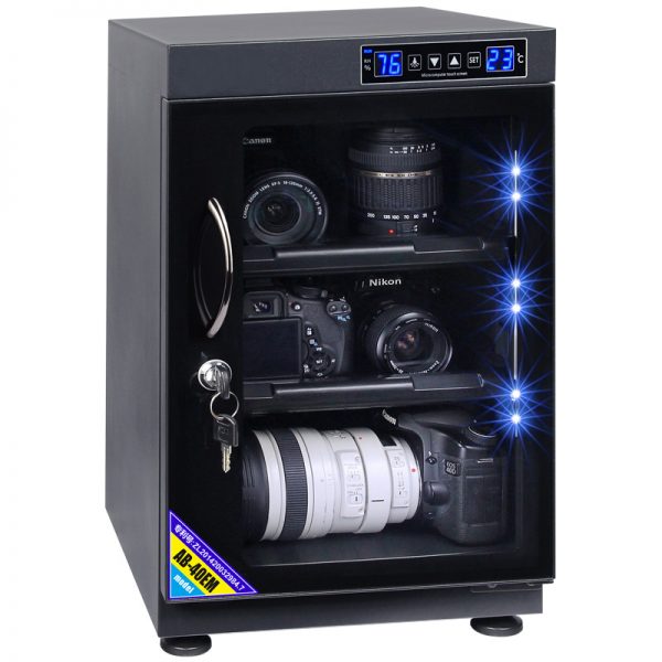 AUTENS 40L Touch Screen Camera Dehumidifying Dry Cabinet Storage Box for DSLR Camera Lens