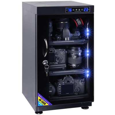 HomePage 29 AUTENS 50L Touch Screen Camera Dehumidifying Dry Cabinet Storage Box for DSLR Camera Lens