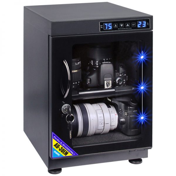 AUTENS 30L Touch Screen Camera Dehumidifying Dry Cabinet Storage Box for DSLR Camera Lens