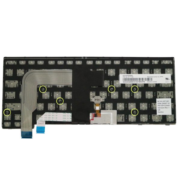 Replacement Keyboard for Lenovo ThinkPad T460s T470s (Not Fit T460 T460p T470 T470p) Laptop (6 Fixing Screws) 5