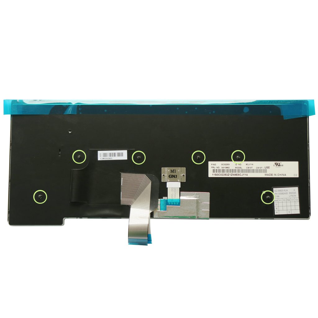 Replacement Keyboard for Lenovo ThinkPad L440 L450 L460 L470 T460 (Not Fit T460s T460p) Laptop (6 Fixing Screws) 4