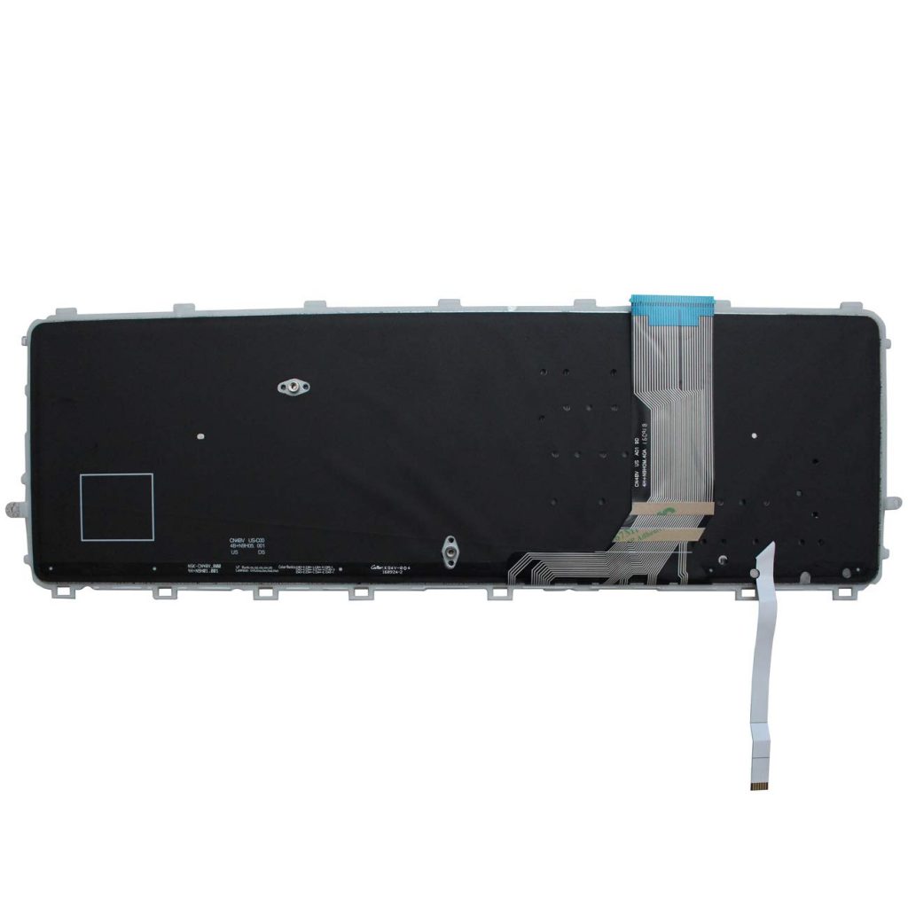 Replacement Keyboard for HP Envy (TouchSmart) 17-j000 17t-j000 CTO 17-j100 17t-j100 CTO Series Laptop Silver Frame 6