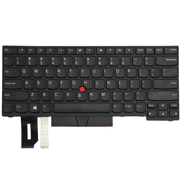Replacement Keyboard for Lenovo ThinkPad E480 E485 L480 T480s E490 E495 T490 T495 L490 R480 R490 L380 L390 / L380 Yoga / L390 Yoga Laptop 3