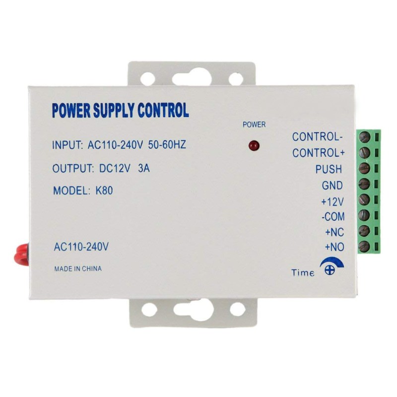 Power Supply Controller AC 110-240V to DC 12V for Door Access Control System & Video Intercom Entry 1 Power Supply Controller AC 110-240V to DC 12V for Door Access Control System & Video Intercom Entry 1