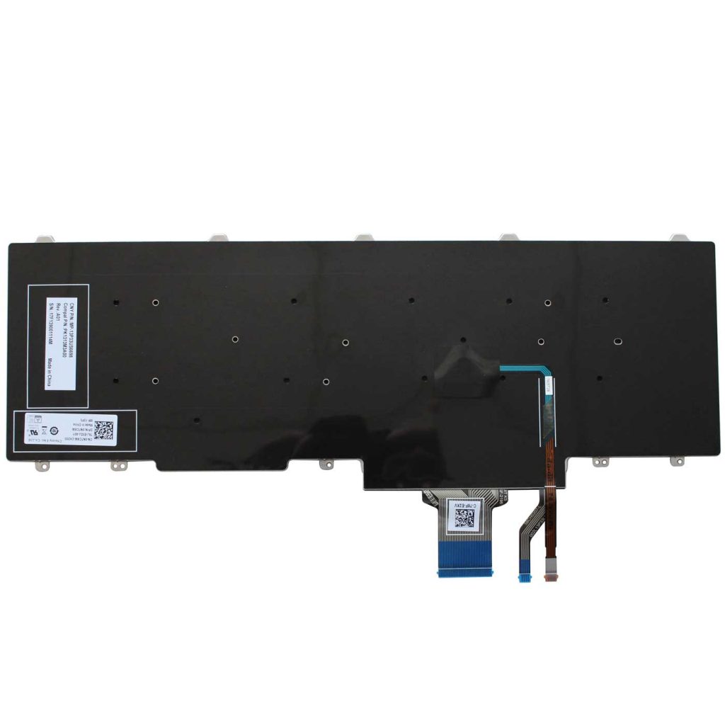 Replacement Keyboard for Dell Latitude E5550 E5570 / Precision 3510 3520 7510 7520 7710 7720 Laptop with Pointer No Frame 10