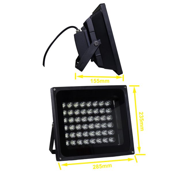 IR Illuminator 850nm 48-LED IR Infrared Light with Power Adapter for CCTV Camera (90 Degree) 5