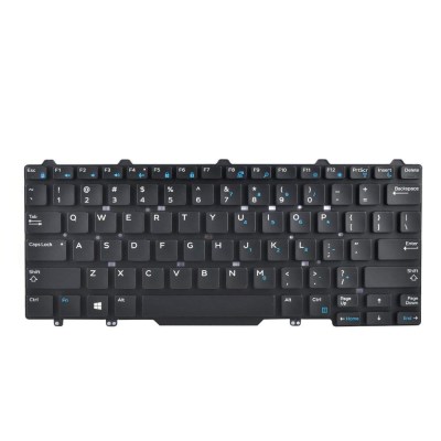 Replacement Keyboard for Dell Latitude E5450 E5470 E7450 E7470 Laptop No Frame, No Pointer