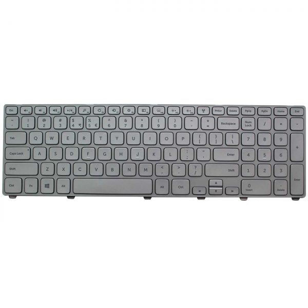 Replacement Keyboard for Dell Inspiron 17 7000 Series 7737 7746 Laptop Silver