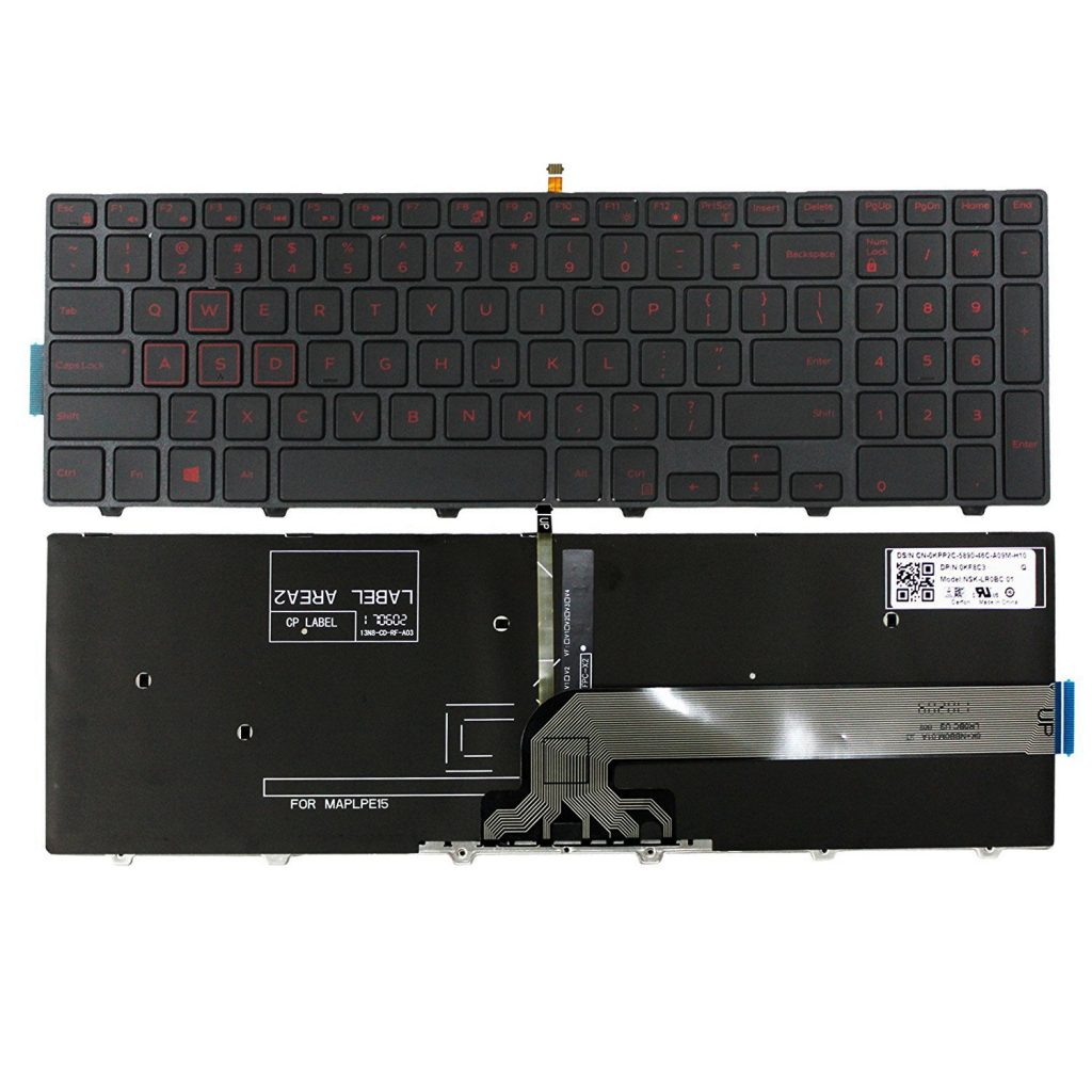 Replacement Keyboard for Dell Inspiron 17 5000 Series 5748 5749 5755 5758 5759 Laptop 15