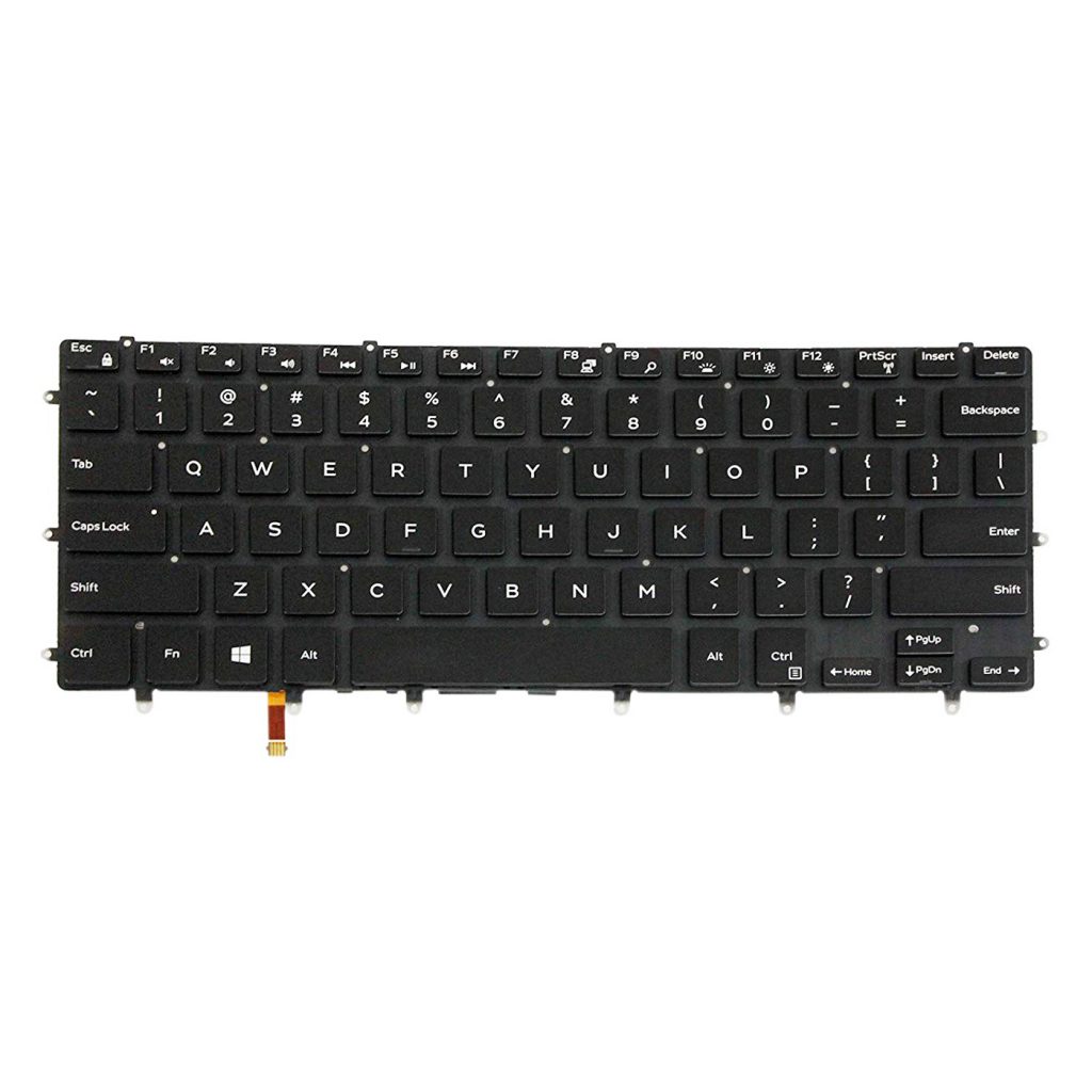 Replacement Keyboard for Dell XPS 15 9550 9560 9570 7590 / Inspiron 7558 7568 / Precision 5510 5520 5530 5540 Laptop No Frame 11