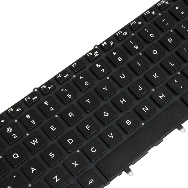 Replacement Keyboard for Dell XPS 15 9550 9560 9570 7590 / Inspiron 7558 7568 / Precision 5510 5520 5530 5540 Laptop No Frame 14