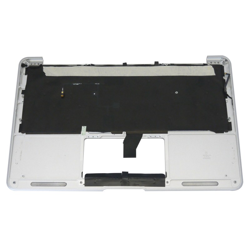 Replacement US Keyboard Compatible for MacBook Air A1465 11" 2012 Year Top Case with Silver C Shell (No Trackpad) 2