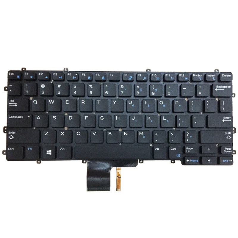 Replacement Keyboard for Dell Latitude E7370 7370 Laptop No Frame 5 Replacement Keyboard for Dell Latitude E7370 7370 Laptop No Frame 5