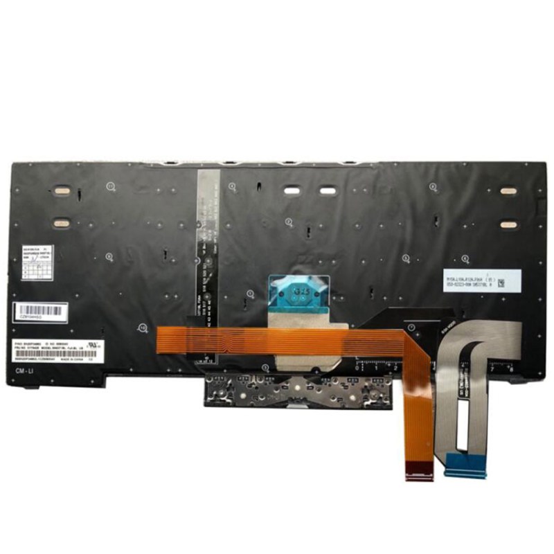 Replacement Keyboard for Lenovo ThinkPad E480 E485 L480 T480s Laptop Silver Frame 12