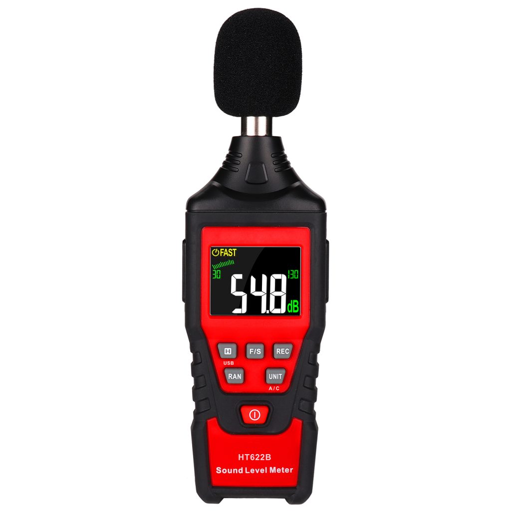 Digital Sound Level Meter, A/C Frequency Weighting Decibel Meter with USB Data Logger 30-130dB(A/C) Range Max/Min/Data Hold, Fast/Slow Mode ect. 1 Digital Sound Level Meter, A/C Frequency Weighting Decibel Meter with USB Data Logger 30-130dB(A/C) Range Max/Min/Data Hold, Fast/Slow Mode ect. 1