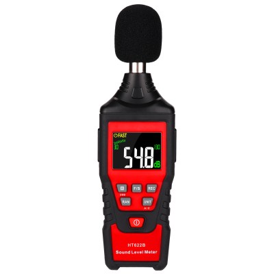 Digital Sound Level Meter, A/C Frequency Weighting Decibel Meter with USB Data Logger 30-130dB(A/C) Range Max/Min/Data Hold, Fast/Slow Mode ect.