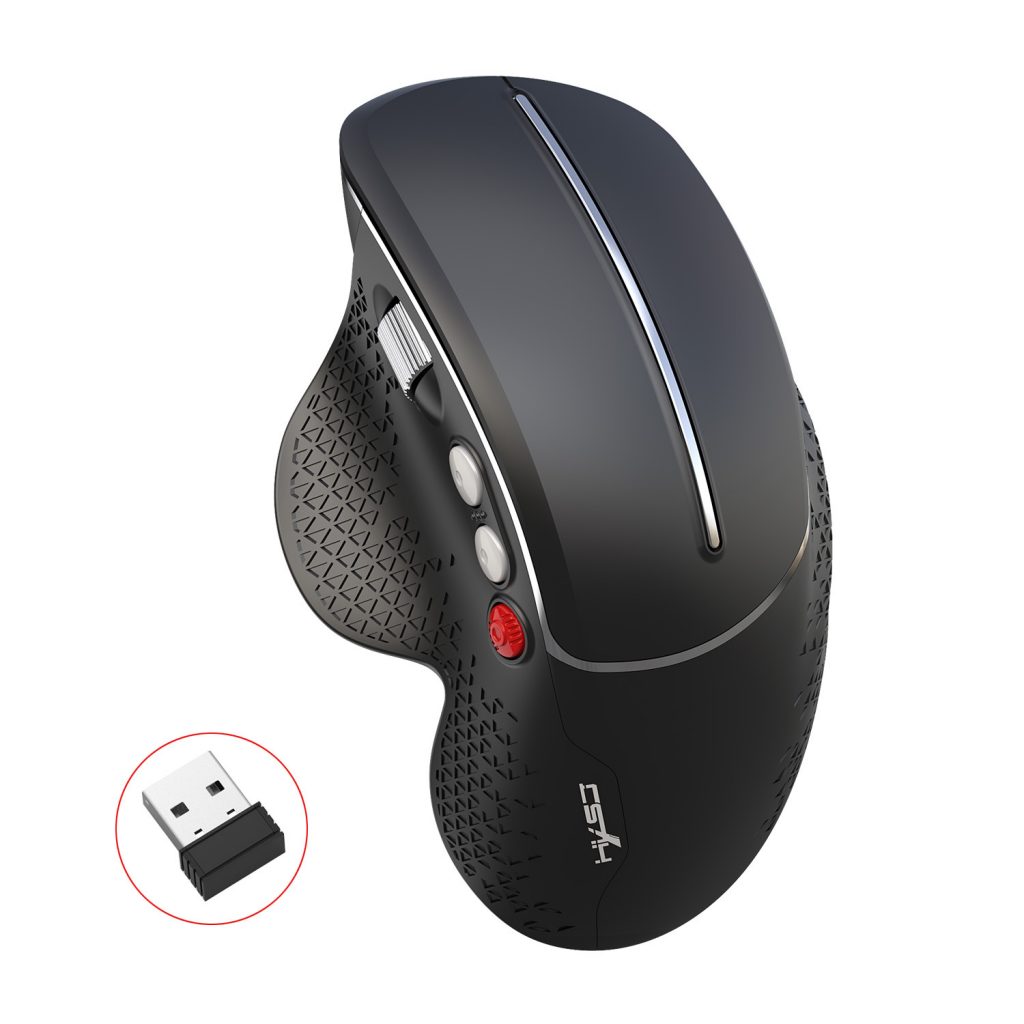 HXSJ T32 2.4GHz Wireless Mouse Optical Wireless Gaming Vertical Mute Mice 6 Keys, Four-Speed DPI Adjustable 1 HXSJ T32 2.4GHz Wireless Mouse Optical Wireless Gaming Vertical Mute Mice 6 Keys, Four-Speed DPI Adjustable 1