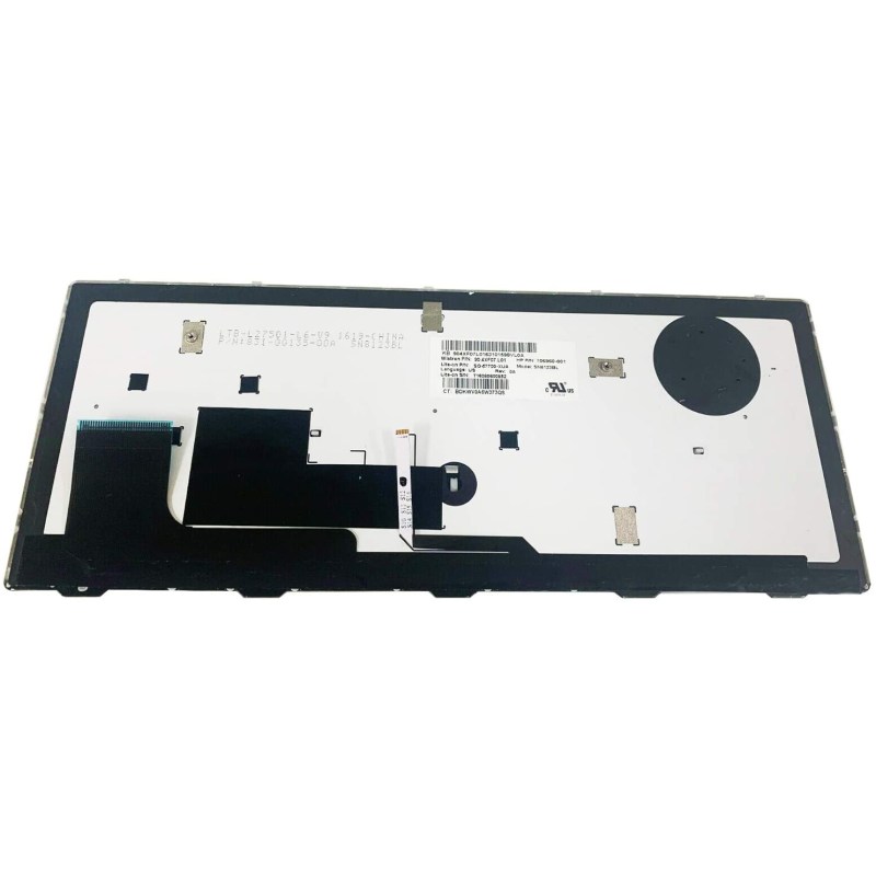 Replacement Keyboard for HP EliteBook Revolve 810 G1 / 810 G2 / 810 G3 Laptop Silver Frame 6