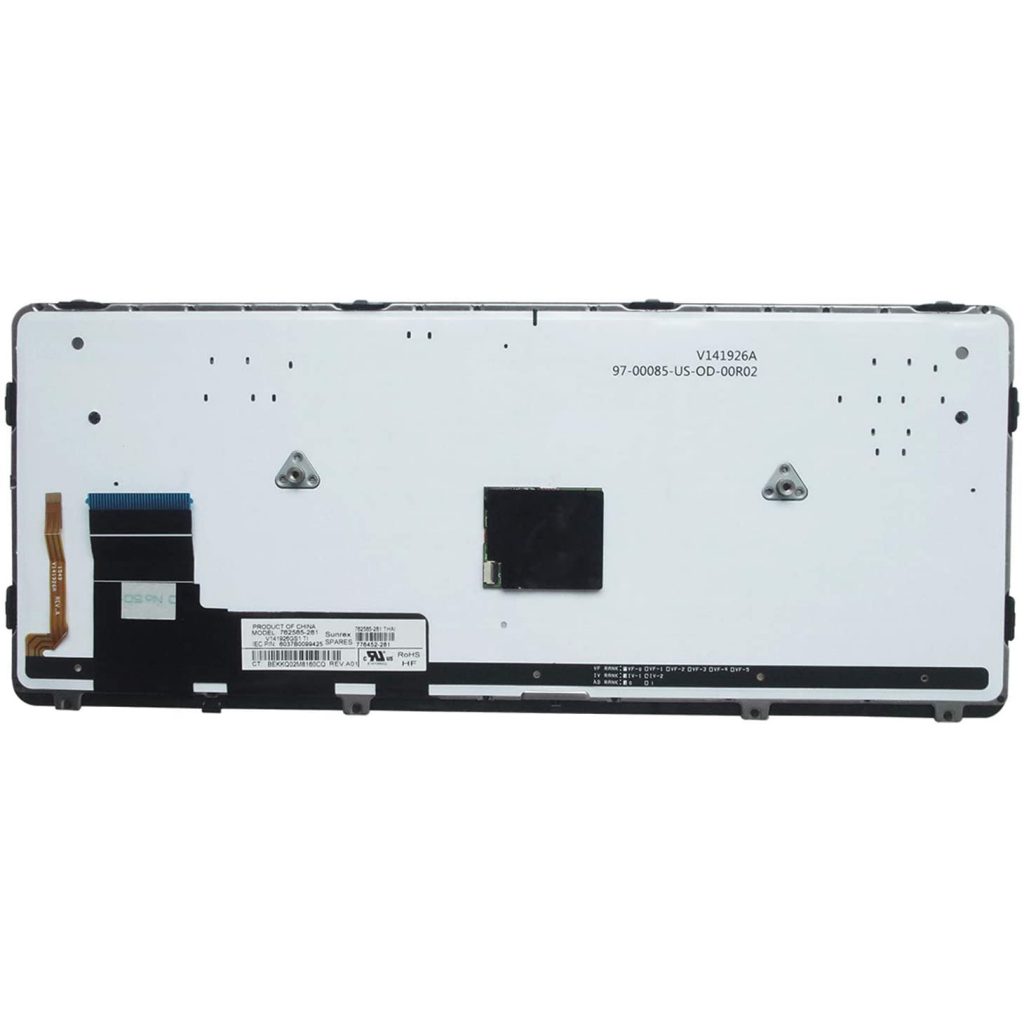 Replacement Keyboard for HP EliteBook 720 G1 / 720 G2 / 725 G1 / 725 G2 / 820 G1 / 820 G2 Laptop with Pointer Backlight 12