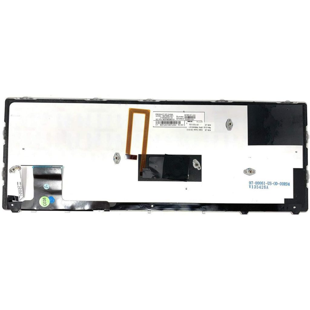 Replacement Keyboard for HP EliteBook Folio 9470m 9480m Laptop Silver Frame with Pointer 6 Replacement Keyboard for HP EliteBook Folio 9470m 9480m Laptop Silver Frame with Pointer 6