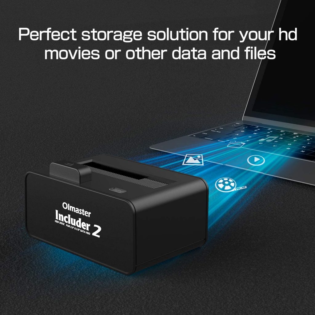 HDD Docking Station SATA III/II/I to USB 3.0 External Enclosure for 2.5 & 3.5 Inch SATA III Hard Drive 4