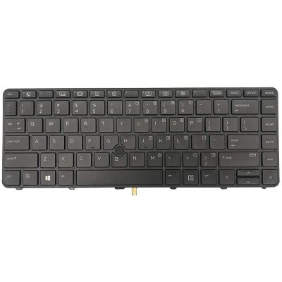 Replacement Keyboard for HP Probook 640 G2 / 640 G3 / 645 G2 / 645 G3 / 430 G4 / 440 G4 Laptop Backlight with Pointer