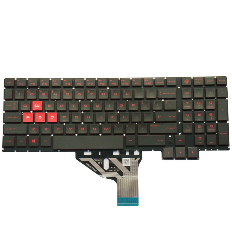 Replacement Keyboard for HP Omen 15-ce 15-ce000 15-ce100 15t-ce000 15t-ce100 Series Laptop No Frame 11
