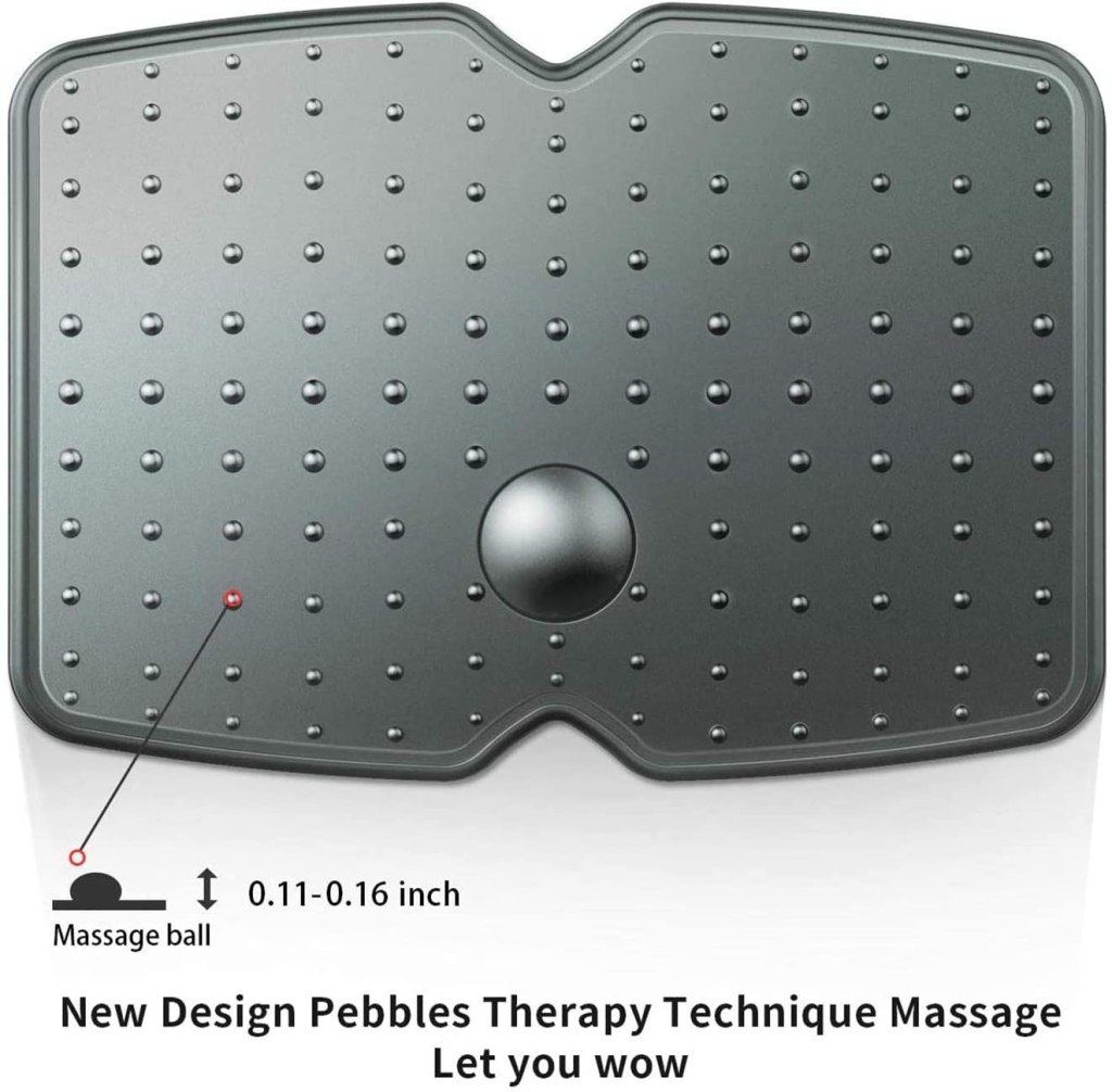 5 Pieces Adjustable Footrest Under Desk Support Footstool Ergonomic Foot Rest 16.5“ x 11.4“ with Massage Textured Surface 3 5 Pieces Adjustable Footrest Under Desk Support Footstool Ergonomic Foot Rest 16.5“ x 11.4“ with Massage Textured Surface 3