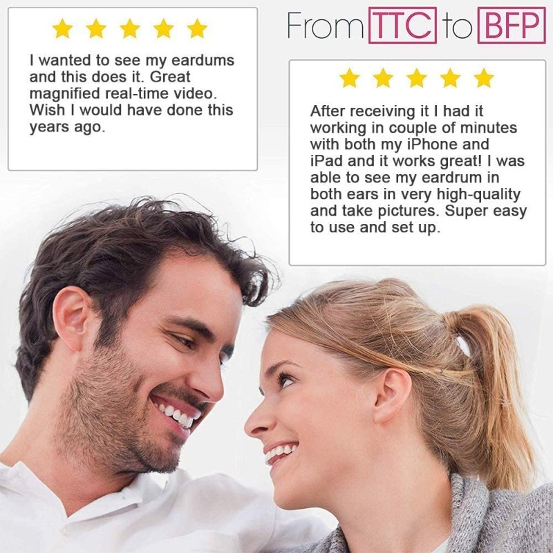 Teslong Otoscope 4.3mm HD Inspection Camera, Ear Microscope, 6 Adjustable LED Lights Works with iPhone, iPad & Android 3 Teslong Otoscope 4.3mm HD Inspection Camera, Ear Microscope, 6 Adjustable LED Lights Works with iPhone, iPad & Android 3