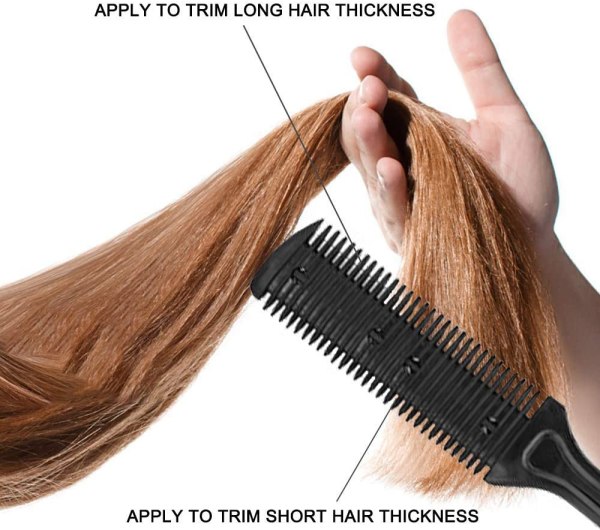 Hair Cutting Scissors Set 10 Pcs Hairdressing Scissors Kit, Thinning Shears, Hair Razor Comb, Clips, Cape, Hairdressing Scissors Kit 7