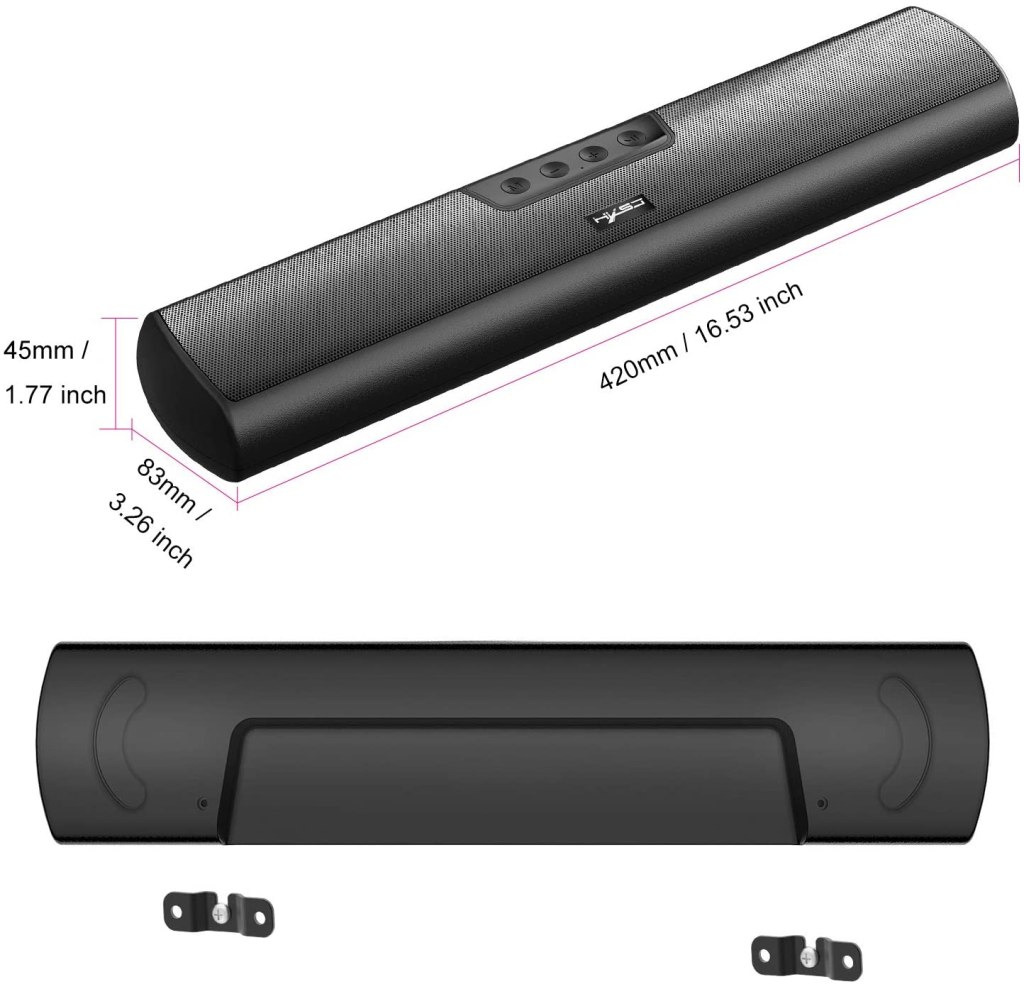 Bluetooth 5.0 Computer Speakers Wireless Mini Portable 20W Bluetooth Speaker for PC Cellphone Desktop Tablet Laptop TV Aux Connection Wall Mountable 7 Bluetooth 5.0 Computer Speakers Wireless Mini Portable 20W Bluetooth Speaker for PC Cellphone Desktop Tablet Laptop TV Aux Connection Wall Mountable 7