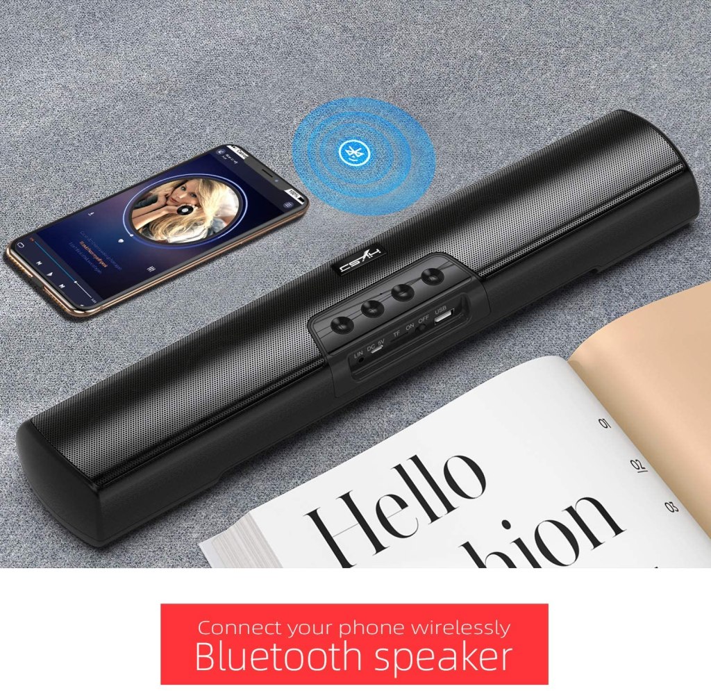 Bluetooth 5.0 Computer Speakers Wireless Mini Portable 20W Bluetooth Speaker for PC Cellphone Desktop Tablet Laptop TV Aux Connection Wall Mountable 2 Bluetooth 5.0 Computer Speakers Wireless Mini Portable 20W Bluetooth Speaker for PC Cellphone Desktop Tablet Laptop TV Aux Connection Wall Mountable 2