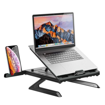 Olmaster Foldable Laptop Stand Adjustable Multi-Angle Computer Riser Portable Laptop Holder with Heat-Vent
