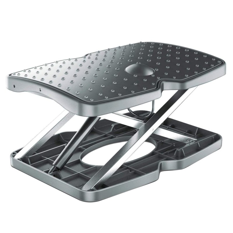 5 Pieces Adjustable Footrest Under Desk Support Footstool Ergonomic Foot Rest 16.5“ x 11.4“ with Massage Textured Surface 1 5 Pieces Adjustable Footrest Under Desk Support Footstool Ergonomic Foot Rest 16.5“ x 11.4“ with Massage Textured Surface 1