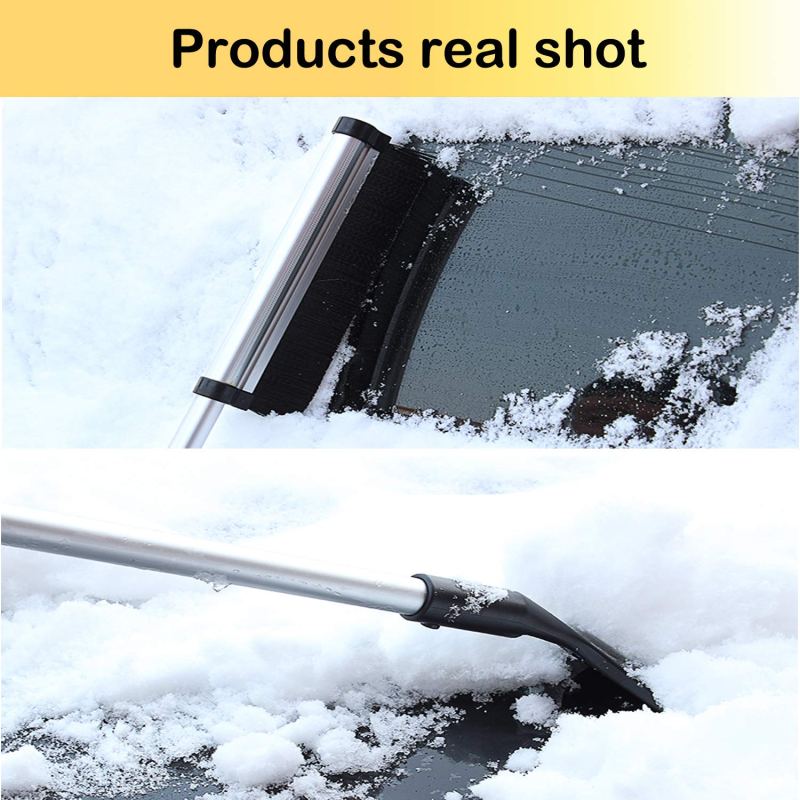 Telescopic Snow Brush and Ice Scraper Extends and Retracts from 17" to 24" 6 Telescopic Snow Brush and Ice Scraper Extends and Retracts from 17" to 24" 6