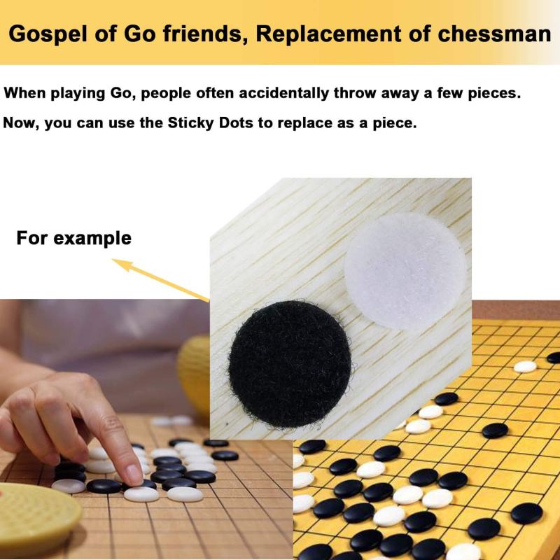 Self Adhesive Dots 1500 Pieces (750 Pair Sets), Sticky Back Coins Hook & Loop, Nylon Strips 23