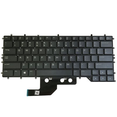 Replacement Keyboard for Dell Alienware M15 R2 2019 Year / M15 R3 2020 Year Laptop Per-Key RGB Backlight No Frame