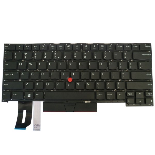 Replacement Keyboard for Lenovo ThinkPad T490s T495s E490s T14s / X1 Extreme Gen1 Gen2 / P1 Gen1 Gen2 Laptop No Frame 3