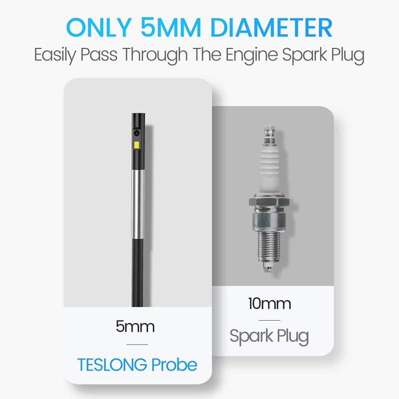 1080P Dual Lens Inspection Camera Endoscope, 5-inch 720P HD IPS Screen, 5mm Probe Waterproof Borescope Snake Cable (5m/16.4ft), 32GB Memory Card, Toolbox 4 1080P Dual Lens Inspection Camera Endoscope, 5-inch 720P HD IPS Screen, 5mm Probe Waterproof Borescope Snake Cable (5m/16.4ft), 32GB Memory Card, Toolbox 4