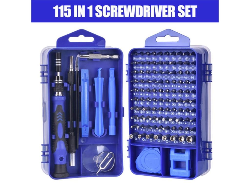 115 in 1 Screwdriver Set Precision Tools, Multi Screwdrivers Sets with Case, Repair Screw Driver Kit 1