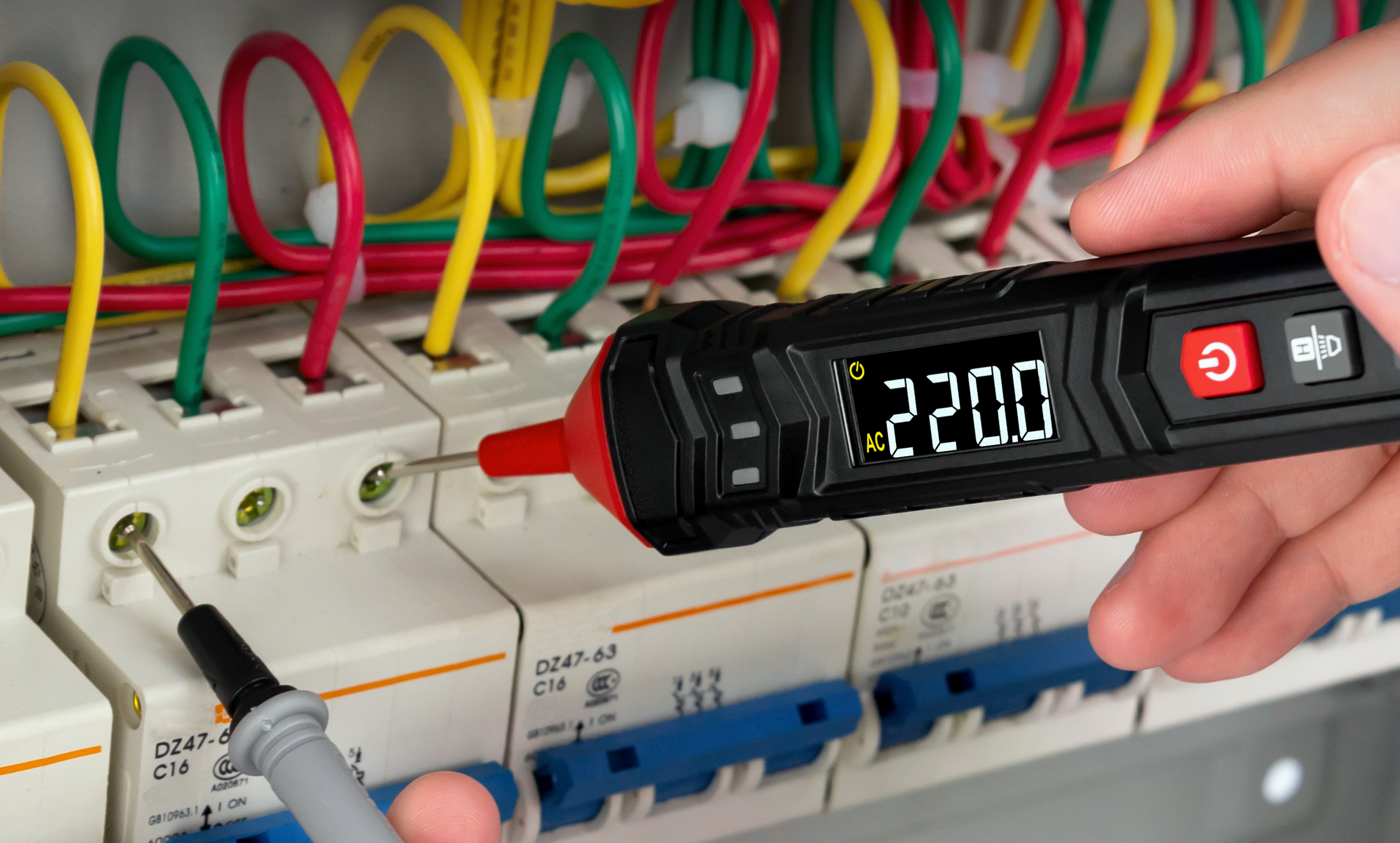 Digital Pen-Type Multimeter, Smart Voltmeter Ohmmeter for AC DC Voltage / Capacitance Resistance Continuity Diode / Phase Sequence 20 Digital Pen-Type Multimeter, Smart Voltmeter Ohmmeter for AC DC Voltage / Capacitance Resistance Continuity Diode / Phase Sequence 13