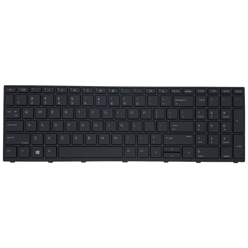 Replacement Keyboard for HP ProBook 450 G5 / 455 G5 / 470 G5 / 650 G4 / 650 G5 / 655 G4 / 655 G5 Laptop Black No Pointer 5
