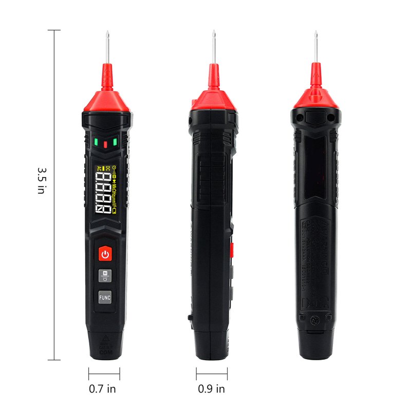 Digital Pen-Type Multimeter, Smart Voltmeter Ohmmeter for AC DC Voltage / Capacitance Resistance Continuity Diode / Phase Sequence 10 Digital Pen-Type Multimeter, Smart Voltmeter Ohmmeter for AC DC Voltage / Capacitance Resistance Continuity Diode / Phase Sequence 10