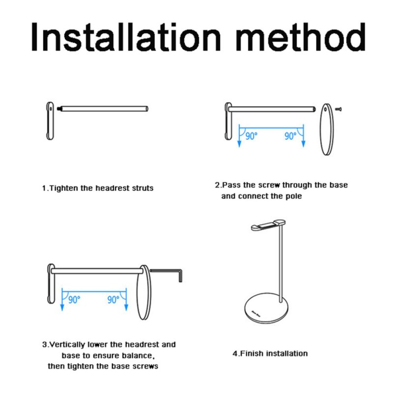 Aluminum Headphone Stand/Holder, Sturdy Gaming Headset Holder Desk Headset Hanger 11 Aluminum Headphone Stand/Holder, Sturdy Gaming Headset Holder Desk Headset Hanger 11