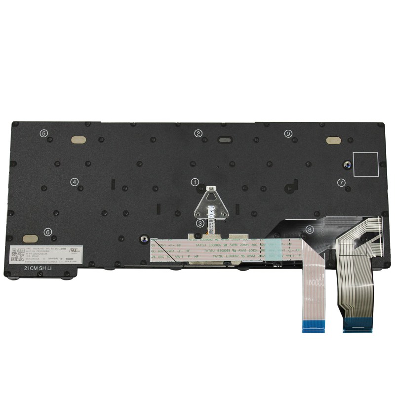 Replacement Keyboard for Lenovo ThinkPad X13 Gen 2 Laptop 2