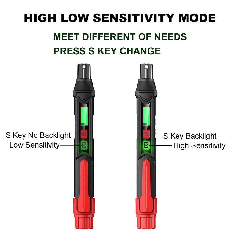 Gas Leak Detector, Natural Gas Detector Portable Handheld Combustible Gas Sniffer with Audible & Visual Alarm Sensitivity Adjustable 4 Gas Leak Detector, Natural Gas Detector Portable Handheld Combustible Gas Sniffer with Audible & Visual Alarm Sensitivity Adjustable 4